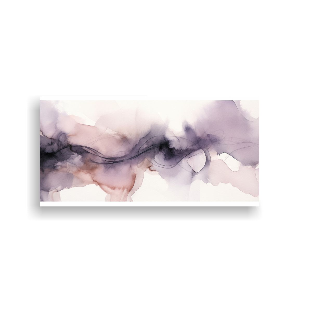 GENERICO - Pinturas De Decoración Con Textura Acuarela Gris 100x50 Cm