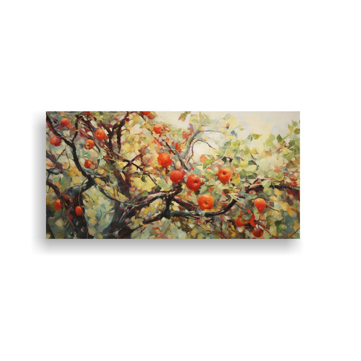 GENERICO - Pintura Abstracta Detallada Estilo Estilo óleo 80x40 Cm