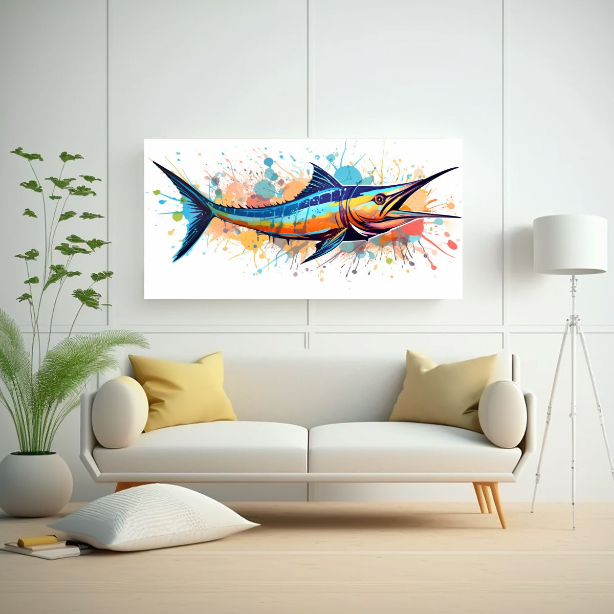 GENERICO - Pintura De Decoración Estilo Neo Pop De Un 80x40 Cm