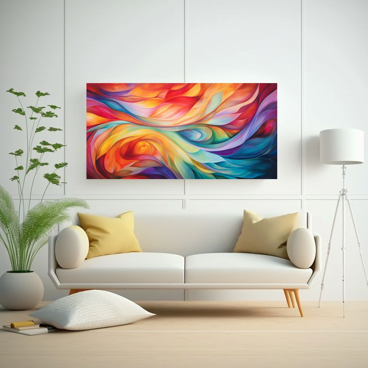 GENERICO - Pinturas Decorativas De Arte Vanguardia Patrones 80x40 Cm