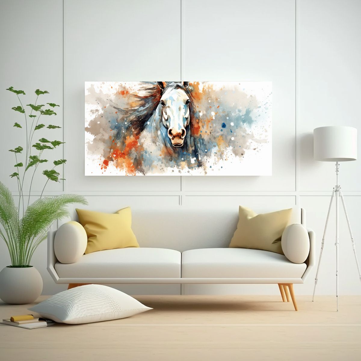 GENERICO - Pintura Creativa De Textura De Caballo Appaloosa 60x30 Cm