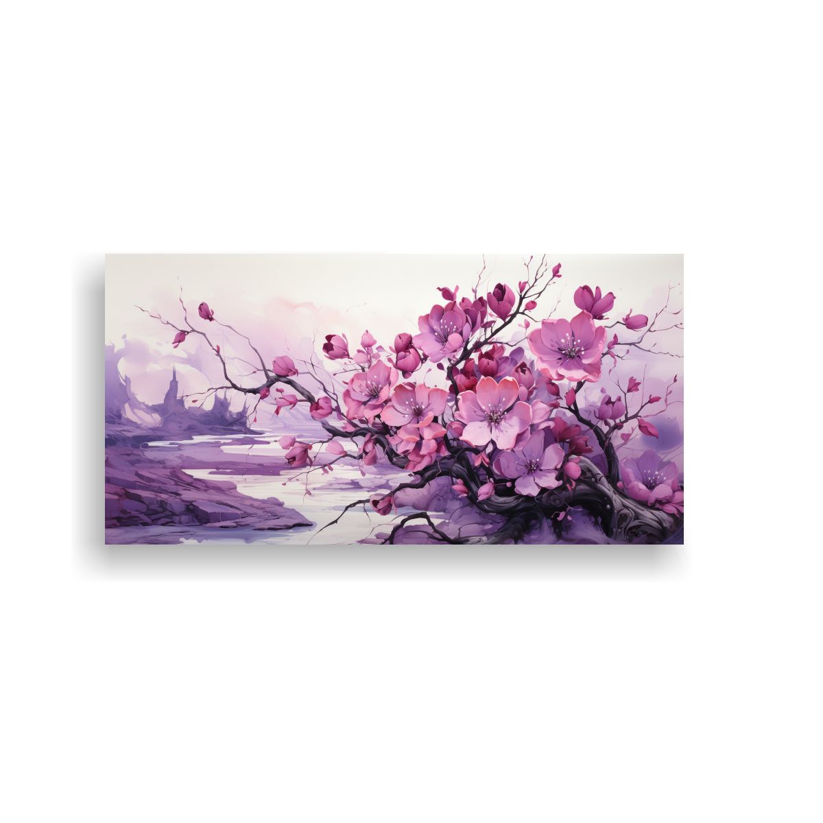 GENERICO - Pintura Decorativa De Arte Espectacular 60x30 Cm