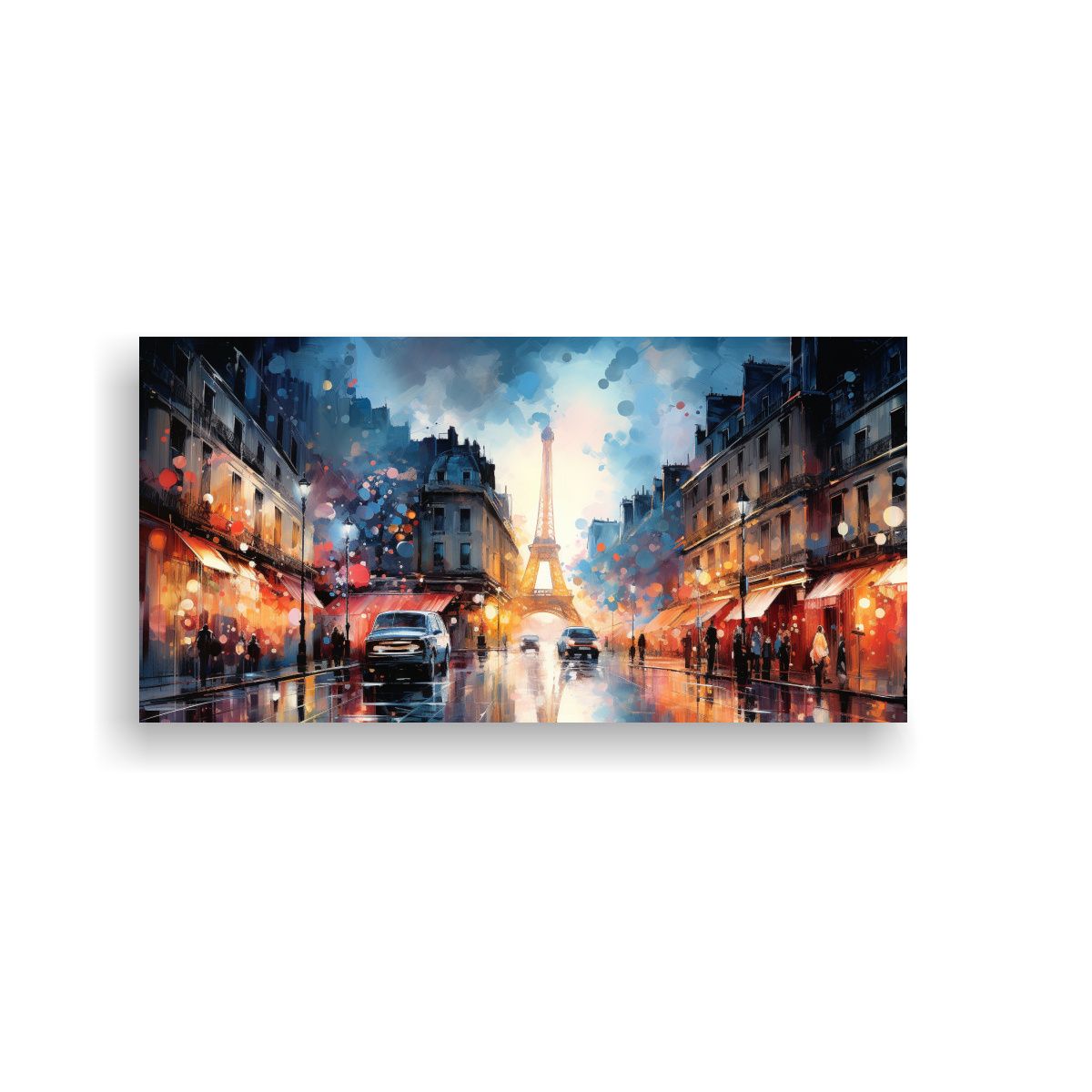 GENERICO - Arte De Pared Abstracto Enigmático Capturando El 80x40 Cm