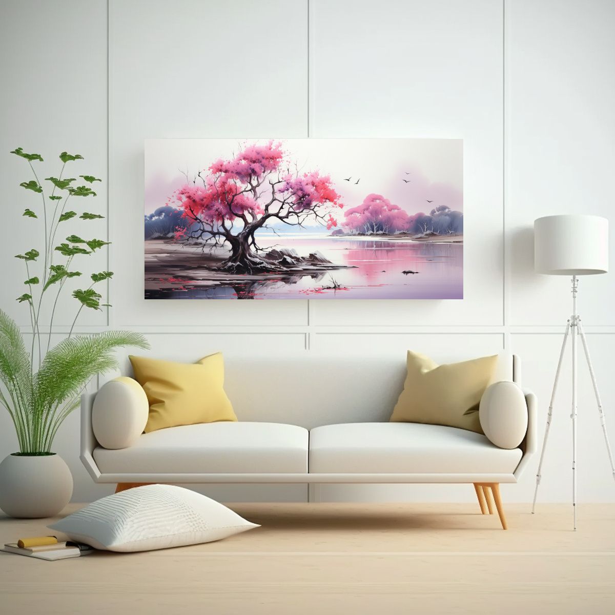 GENERICO - Arte De Pared Decoración Urbano Mangrove Tree 100x50 Cm