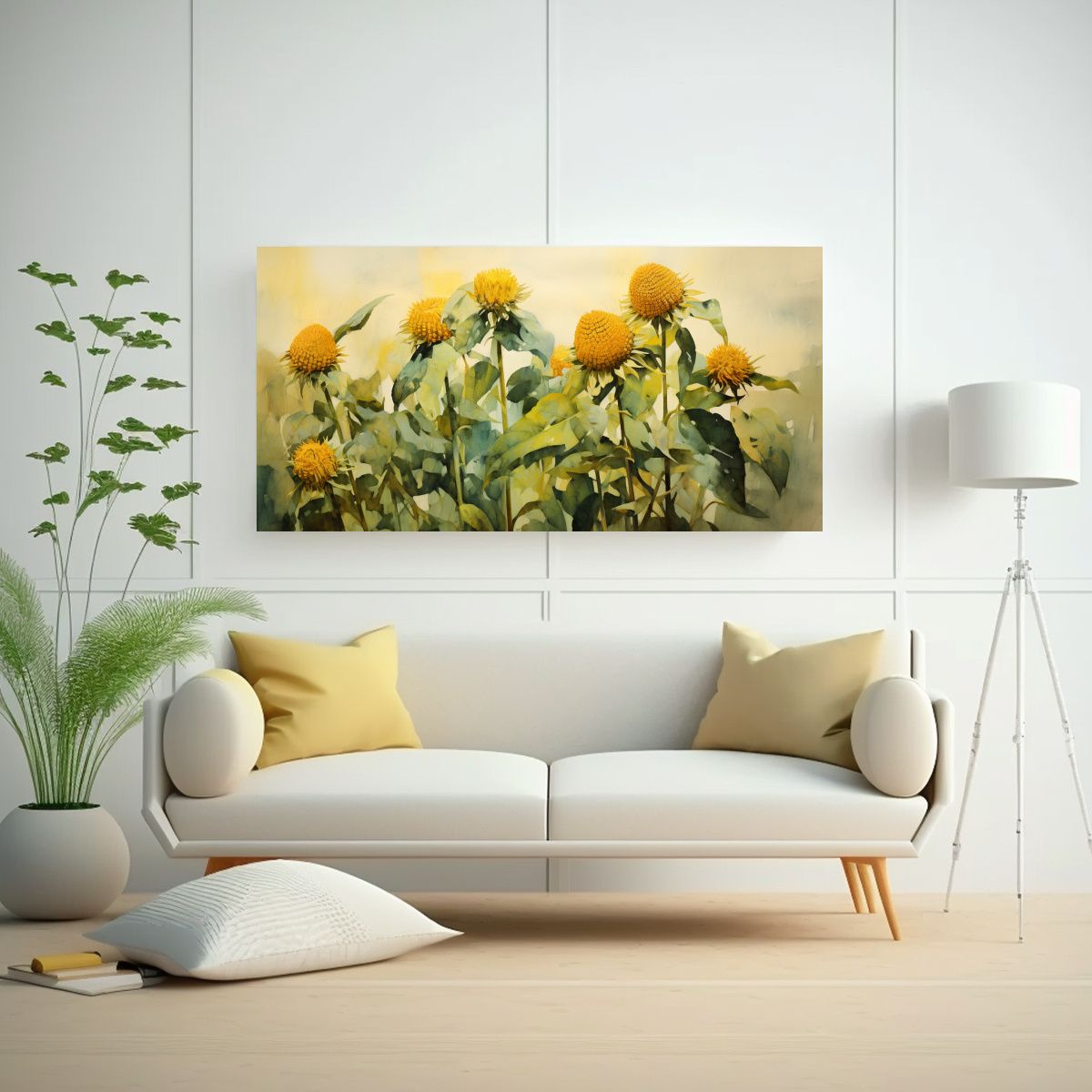 GENERICO - Arte Hermoso Para Cocina Con Flores De Alcachofa 100x50 Cm