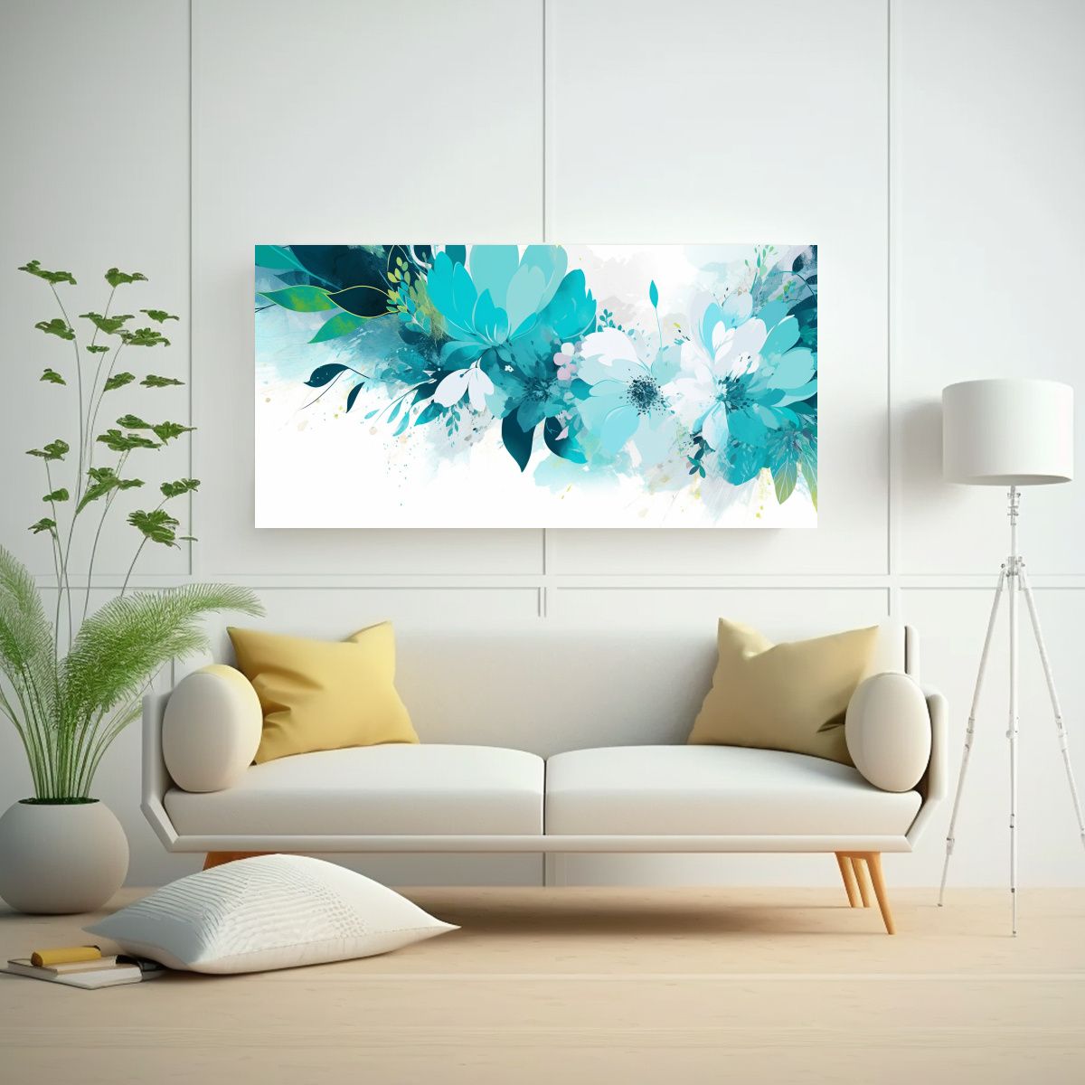 GENERICO - Pinturas De Decoración En Bastidor Con 80x40 Cm