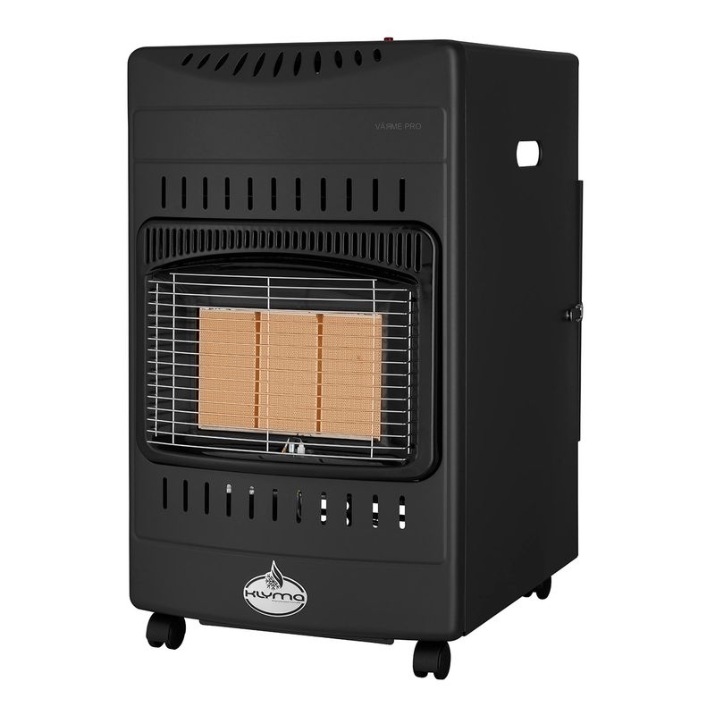 KLYMA - Estufa a Gas 15 Kg 4,2 Kw VARME PRO Black