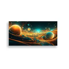 GENERICO - Pinturas Decorativas Estilo Videojuego En Espiral 60x30 Cm