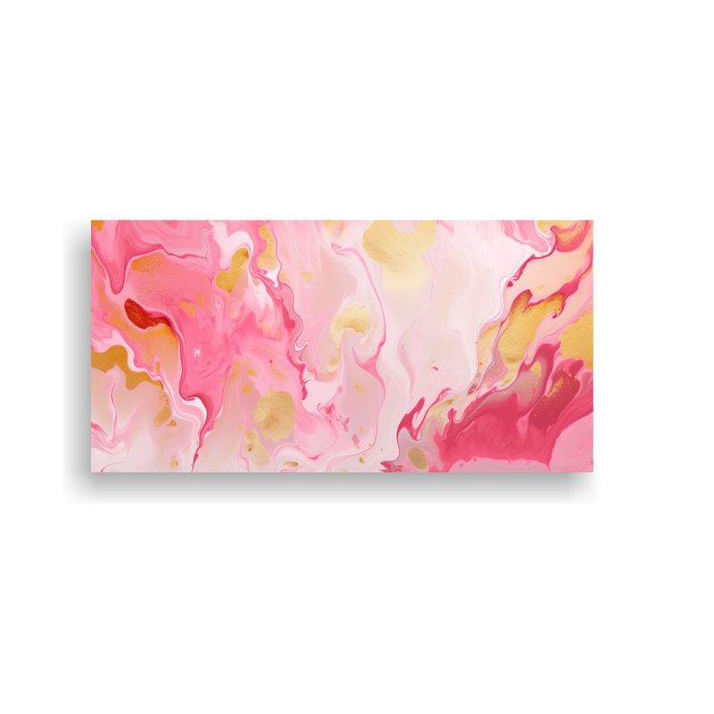 GENERICO - Pintura Decorativa Estilo Mármol Mágico Rosa Y 60x30 Cm