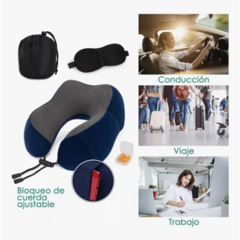 ATLAS - Almohada De Viaje Espuma De Memoria