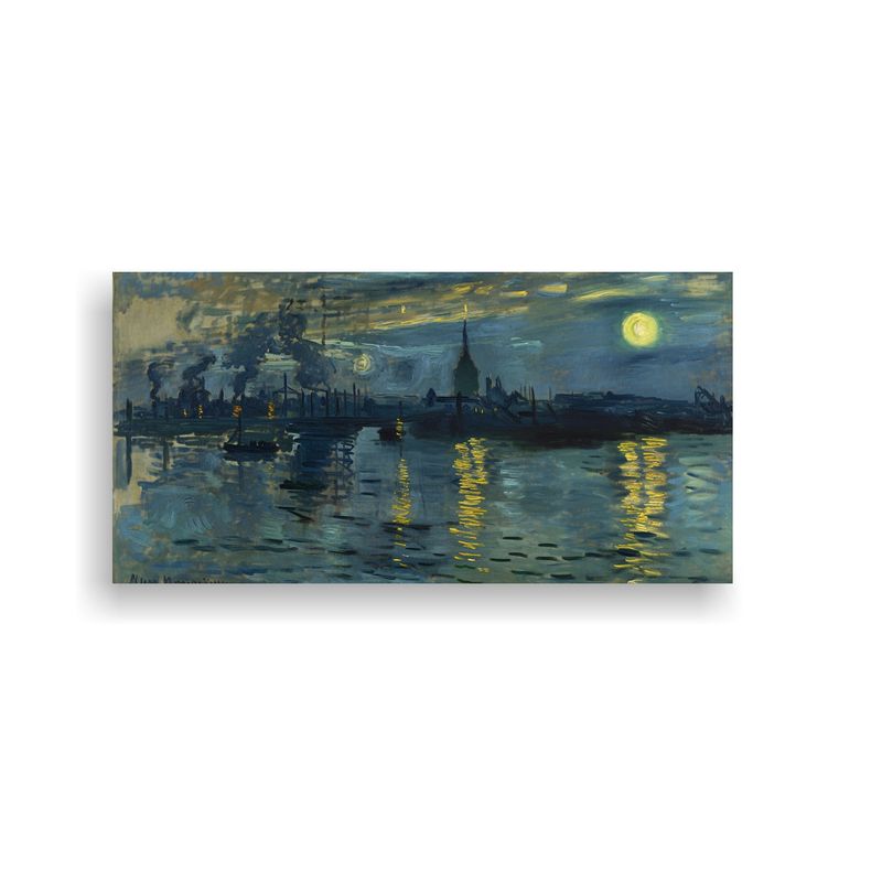 GENERICO - Cuadro De Claude Monet Estilo Moderno Para 80x40 Cm