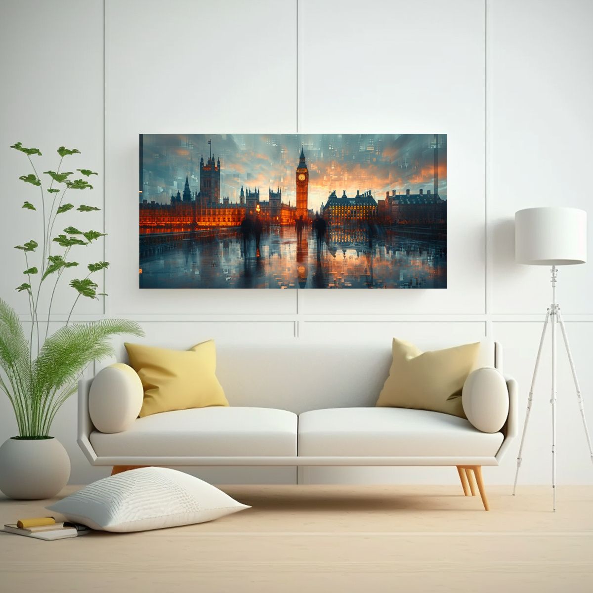 GENERICO - Pinturas Decorativas De Interiores Con Efecto De 60x30 Cm