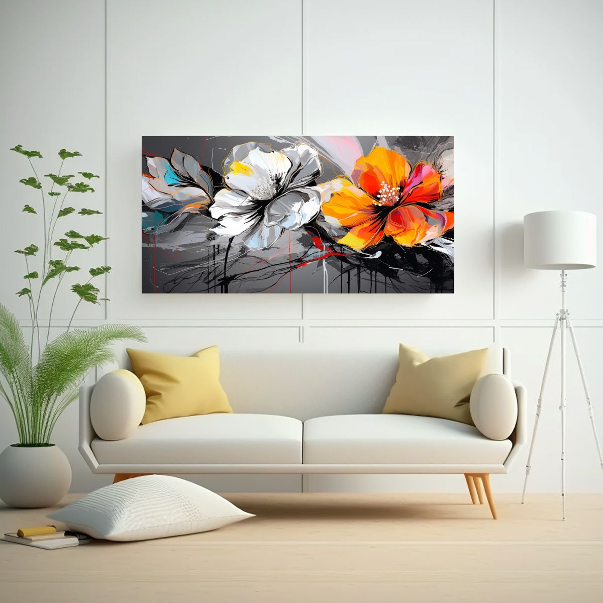 GENERICO - Pinturas Decorativas De Lienzo Moderno Estilo 80x40 Cm