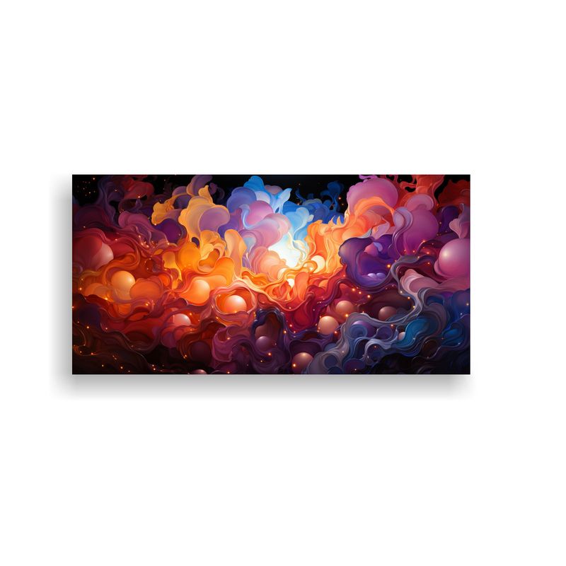 GENERICO - Pinturas Decorativas Explosión Cósmica De 60x30 Cm
