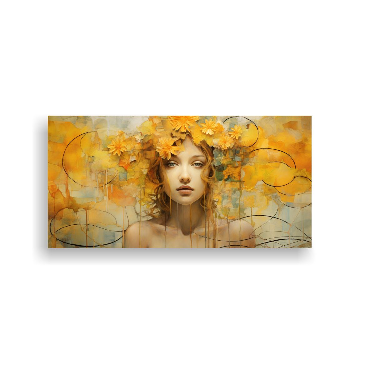 GENERICO - Adorno Encaustic Paint Para Decorar Lienzo Imagen 80x40 Cm