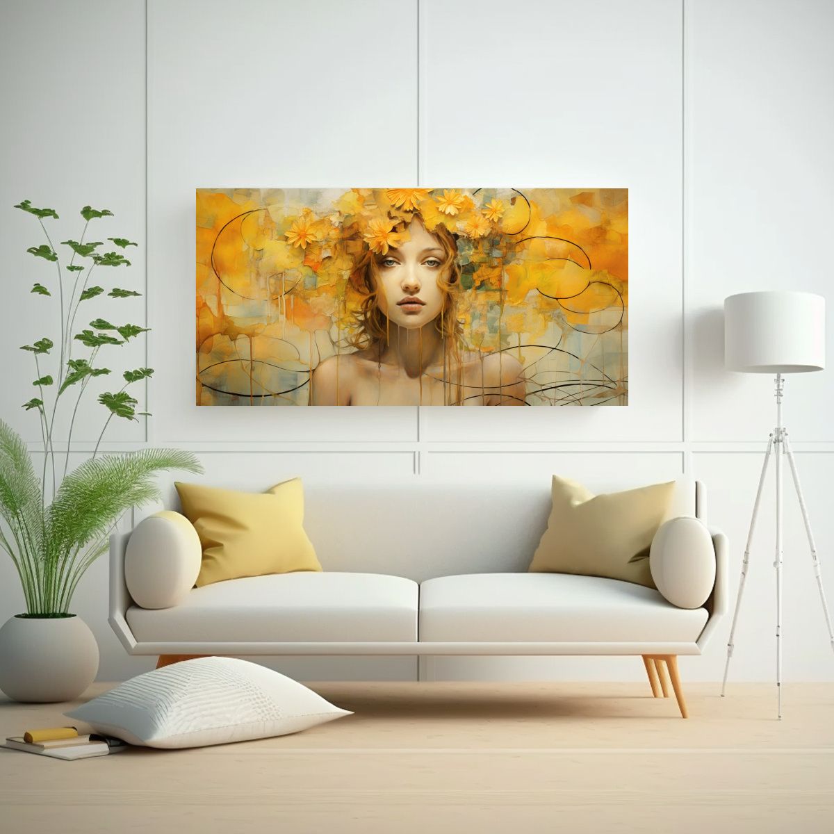 GENERICO - Adorno Encaustic Paint Para Decorar Lienzo Imagen 80x40 Cm