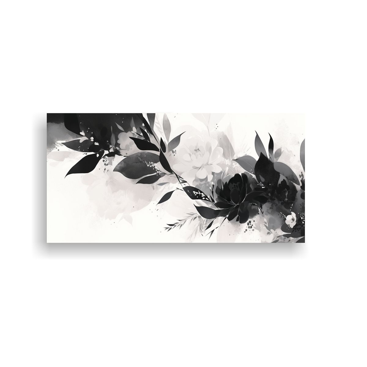 GENERICO - Cuadro Inspiración En Blanco Y Negro Con 100x50 Cm