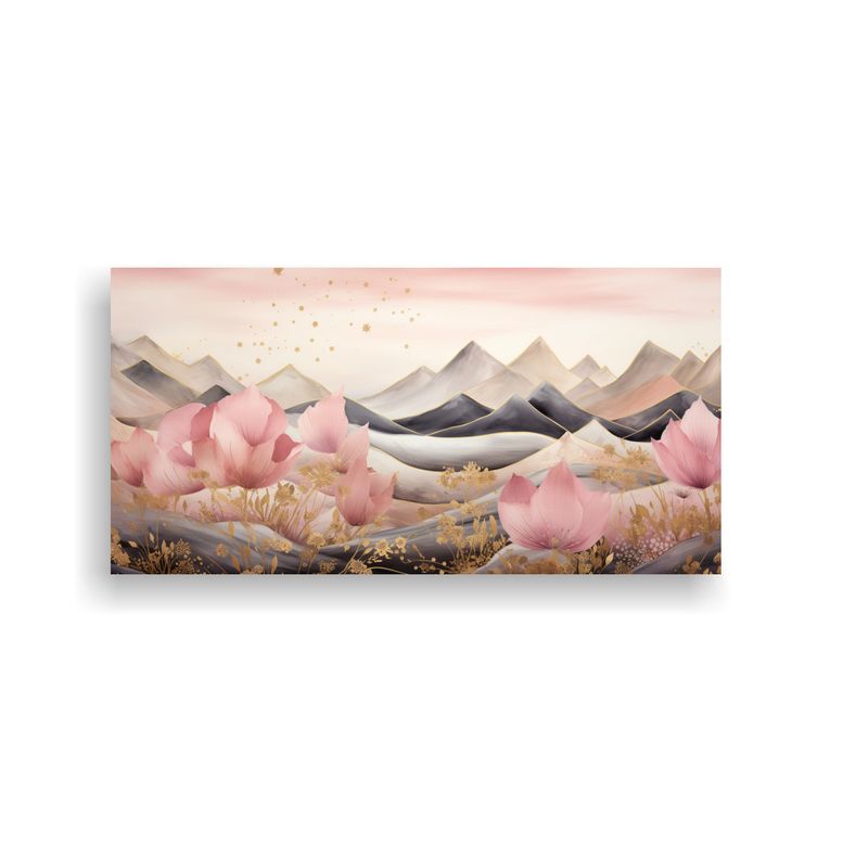 GENERICO - Paisaje De Montaña Con Estilo Elegante Y 60x30 Cm