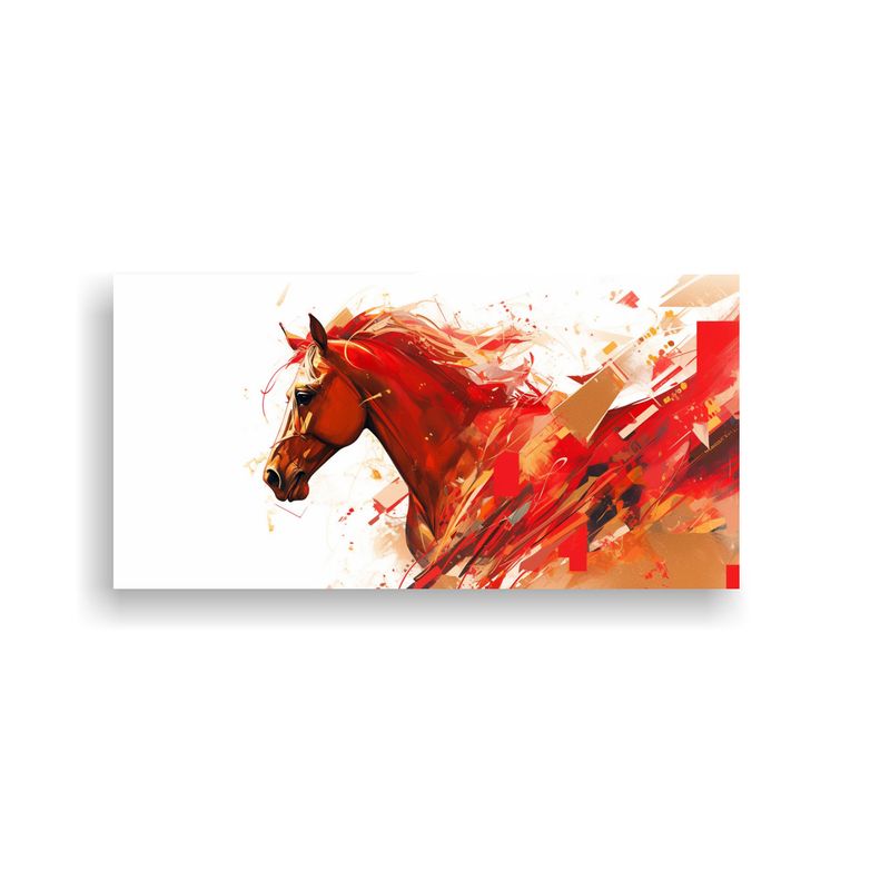 GENERICO - Pintura Decorativa De Arte Pop De Un Caballo De 80x40 Cm