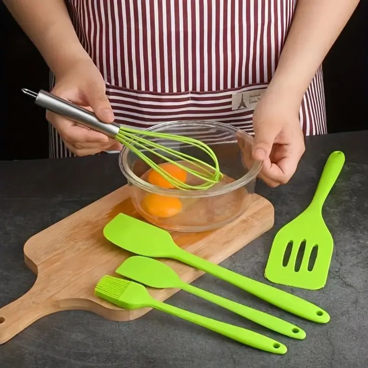 GENERICO - Set 5 De Cocina Antiadherentes De Silicona