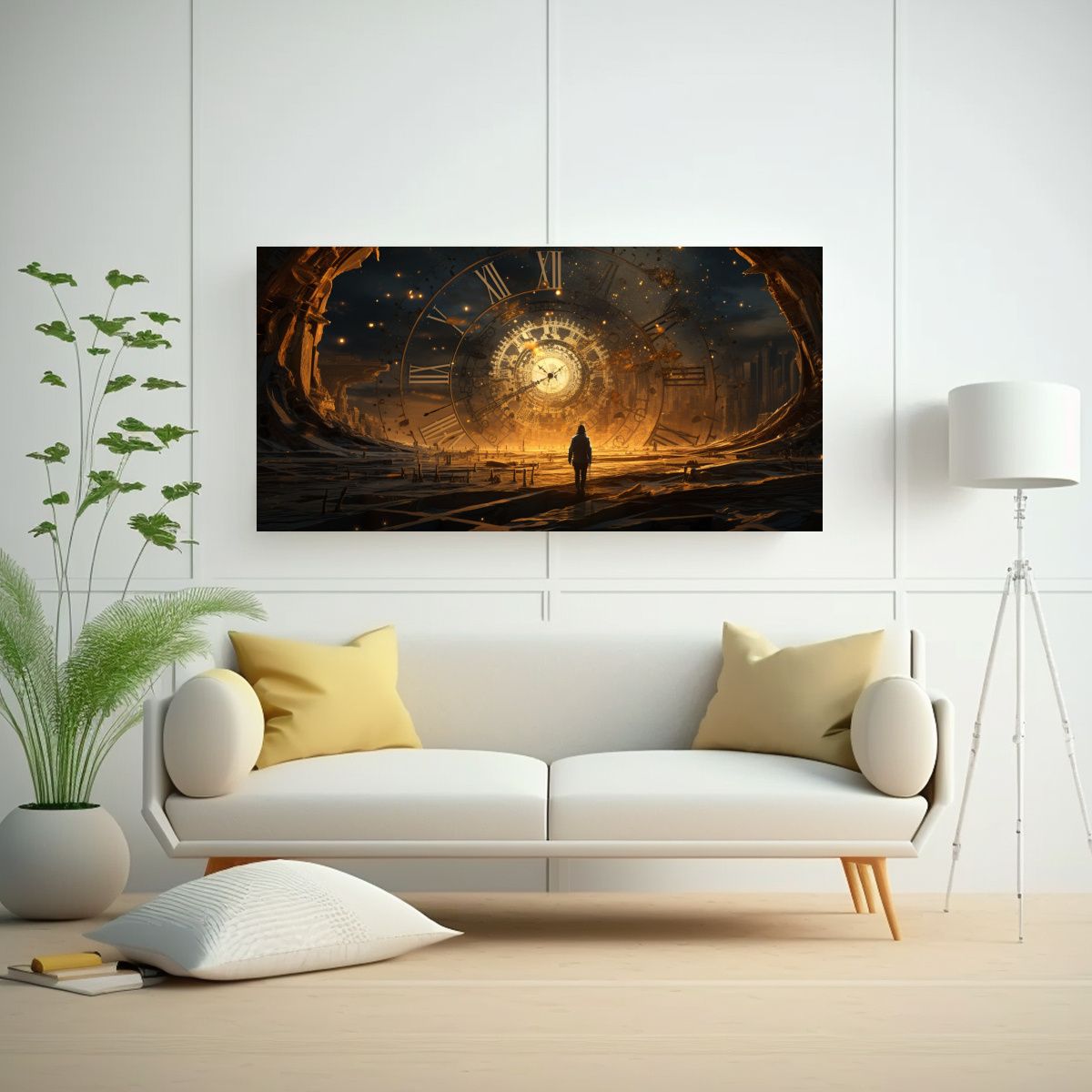 GENERICO - Pintura Decorativa De Tela En Bastidor 100x50 Cm