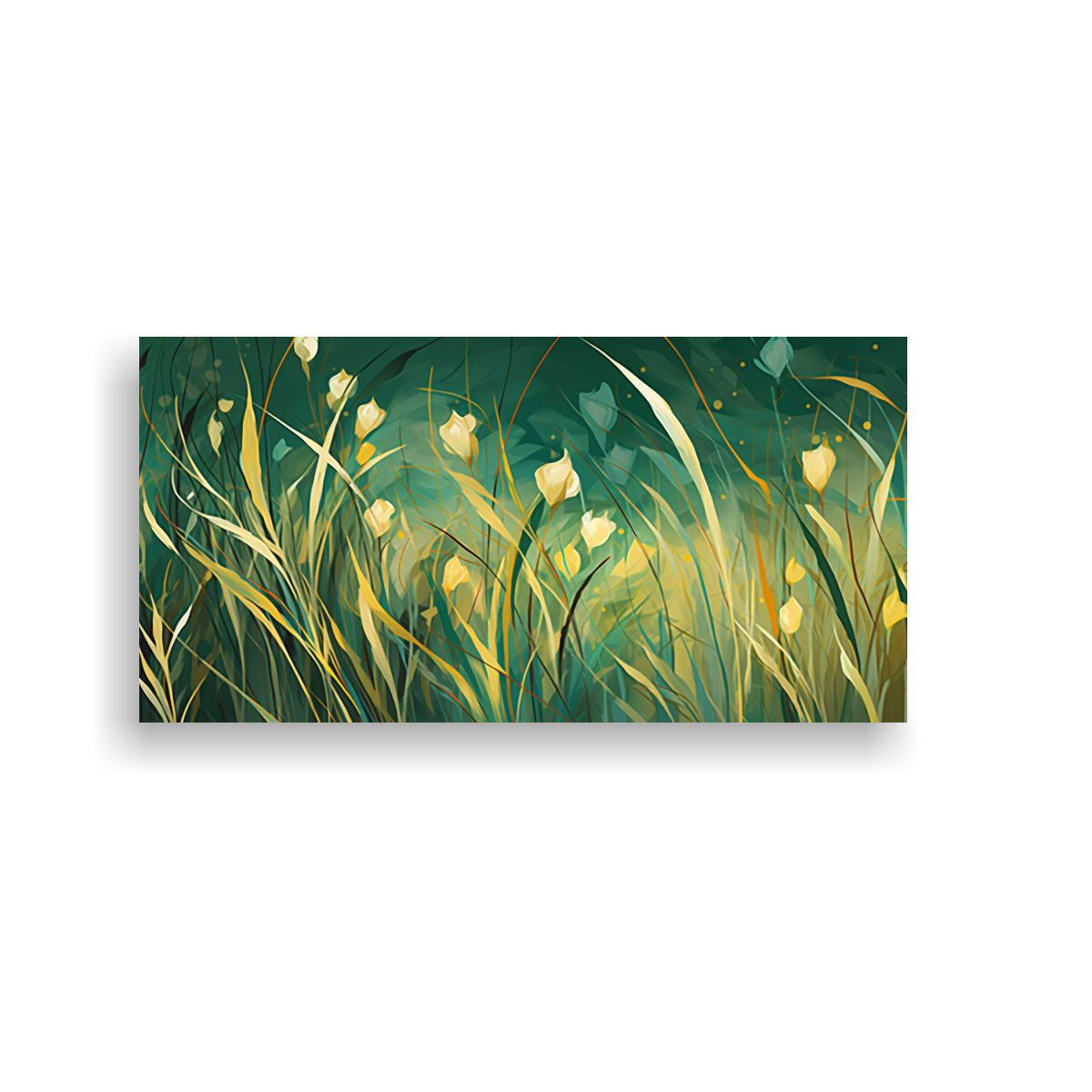 GENERICO - Pintura Decorativa De Hierba De Carrizo En 60x30 Cm