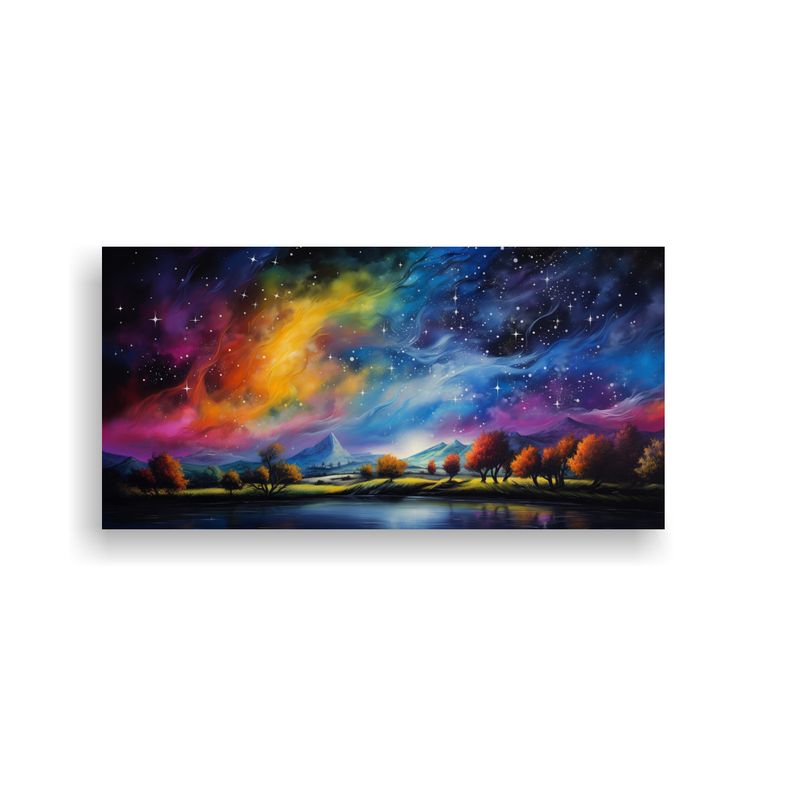 GENERICO - Cuadro Decorativo Personalidad Nocturna Con 80x40 Cm