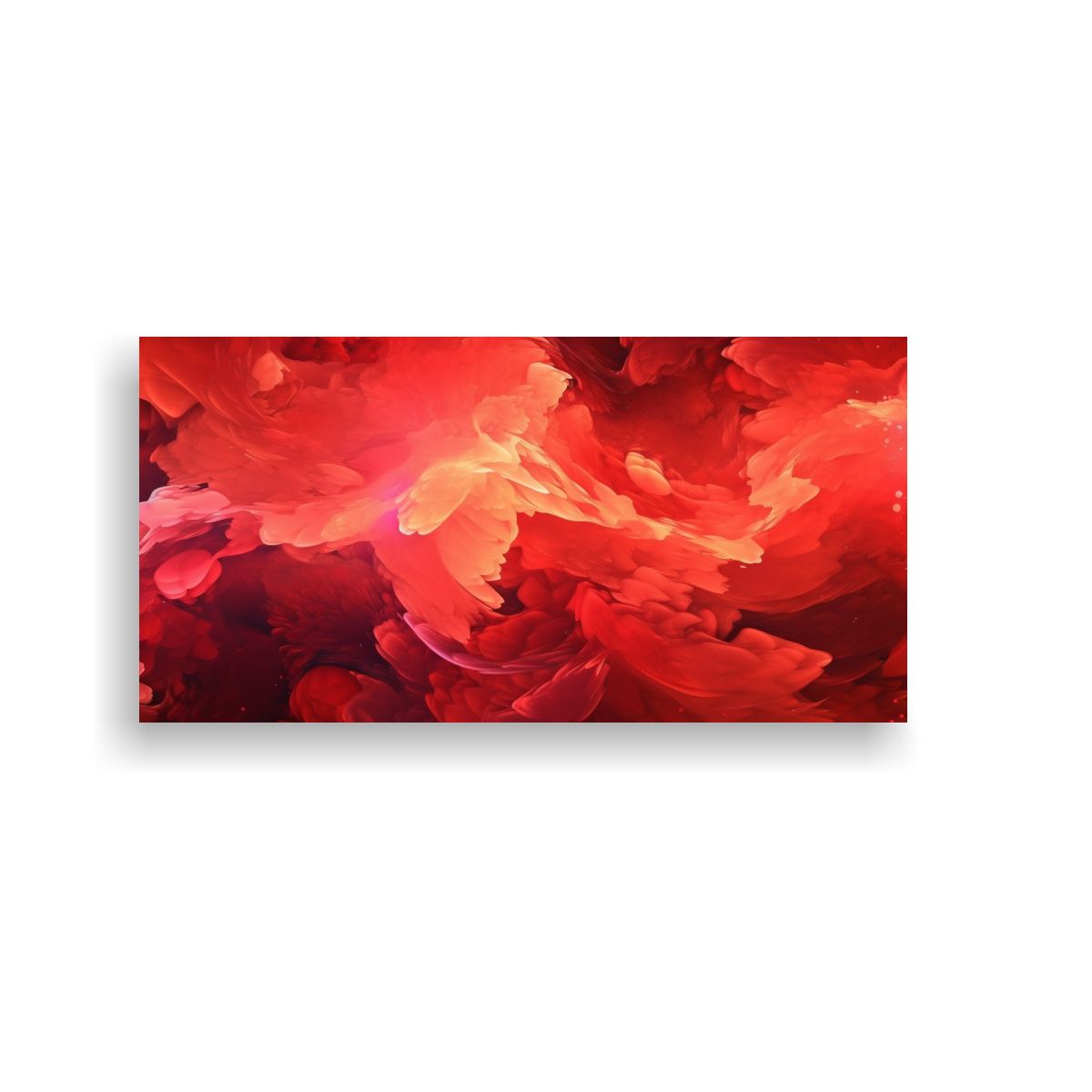 GENERICO - Cuadro Abstracto Movimiento Dormitorio En Colores 80x40 Cm