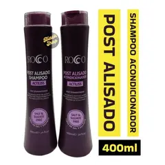 GENERICO - Pack Shampoo + Acondicionador Post Alisado Rocco 400ml