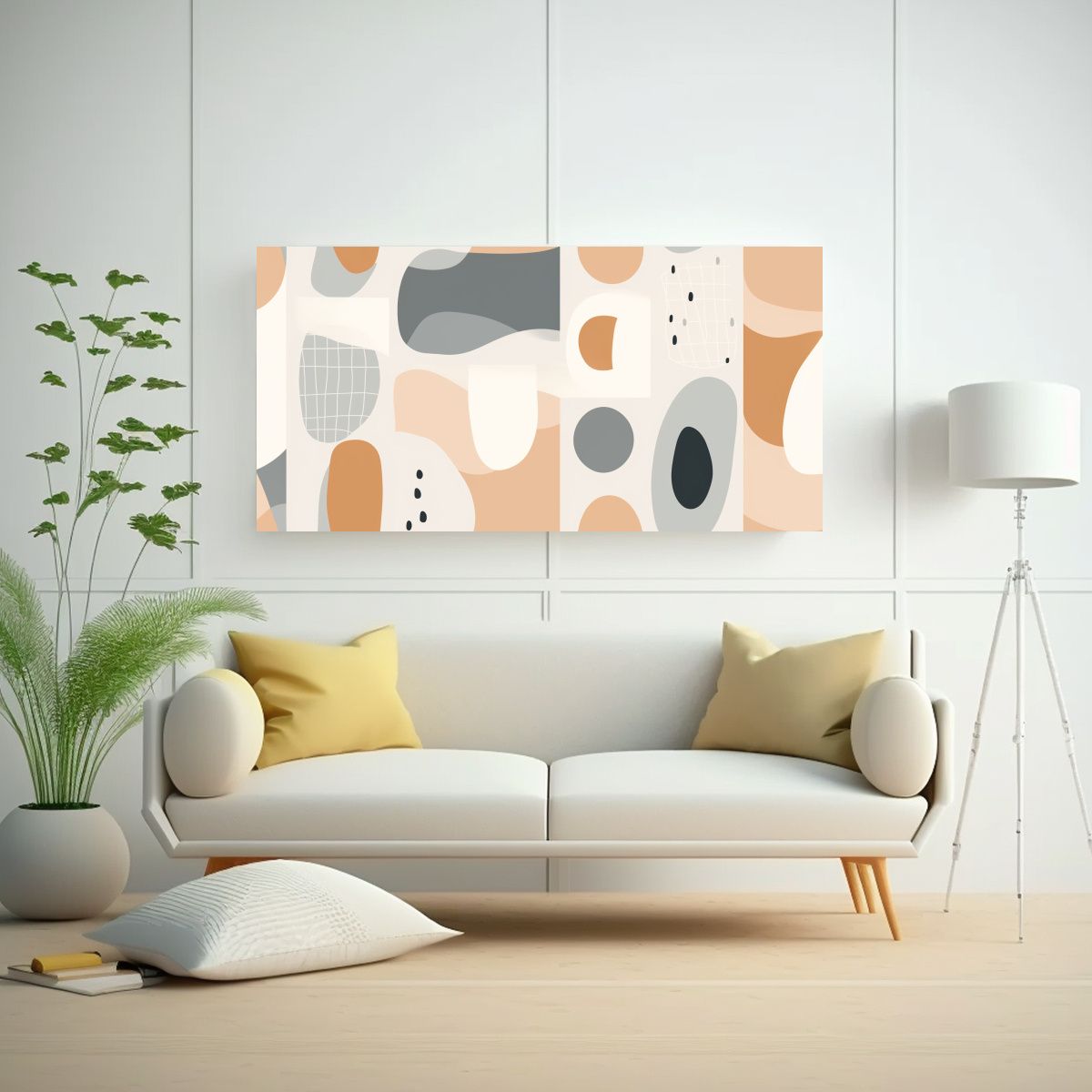 GENERICO - Pinturas De Decoración Arte Movimiento Visual 80x40 Cm
