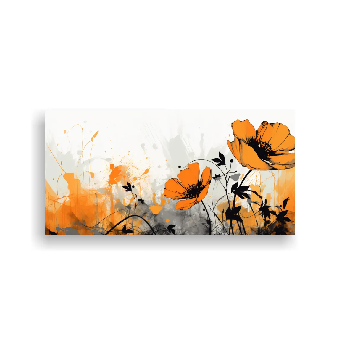 GENERICO - Pintura Decorativa Con Lienzo Rectangular Estilo 80x40 Cm