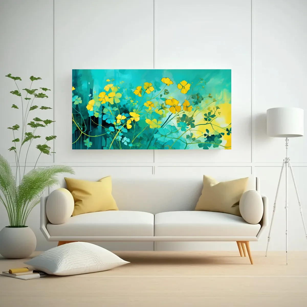 GENERICO - Pinturas Decorativas De Lienzo Inspiración 80x40 Cm