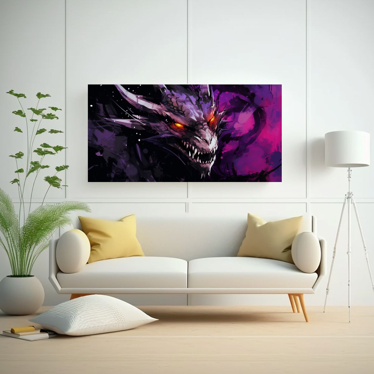 GENERICO - Pintura Decorativa De Arte Tela Rectangular Con 80x40 Cm