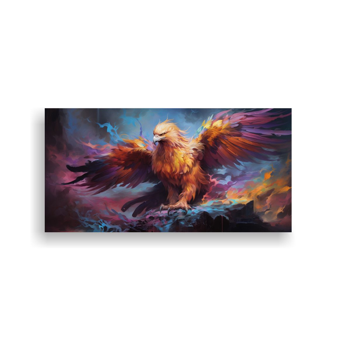 GENERICO - Cuadro Decorativo Combinación De Colores Estilo 100x50 Cm