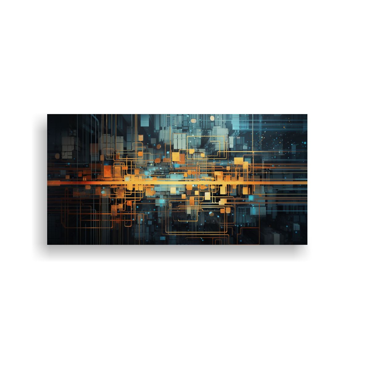 GENERICO - Pinturas Decorativas De Arte Dibujo Fusión De 60x30 Cm