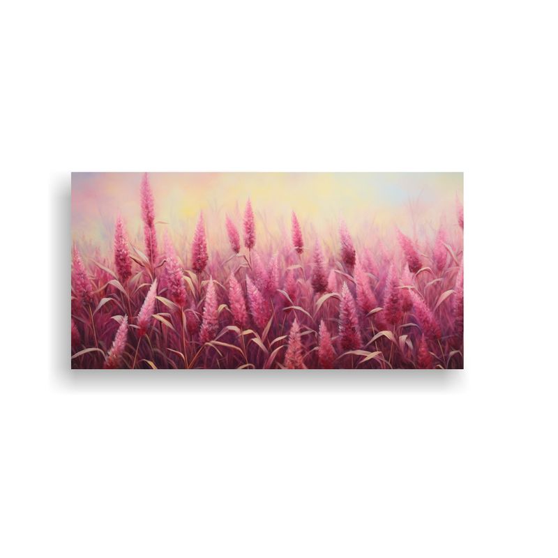 GENERICO - Pintura Abstracta Detallada De Granos De Amaranto 100x50 Cm