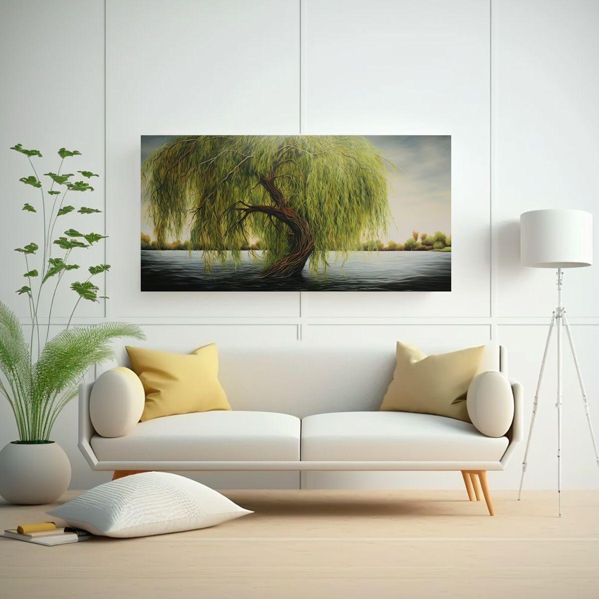 GENERICO - Cuadro Impreso Exclusivo Abstracto De Árbol 80x40 Cm