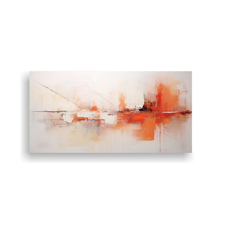 GENERICO - Cuadro Abstracto Minimalista Con Espectacular 100x50 Cm
