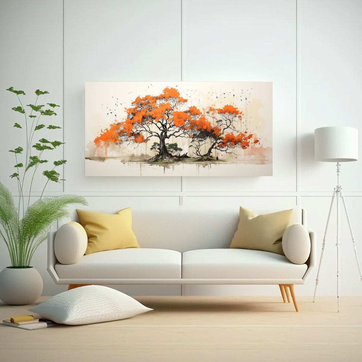 GENERICO - Cuadro Abstracto De Alta Calidad En Lienzo Con 80x40 Cm