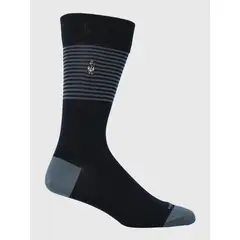 HUSH PUPPIES - Calcetin Algodón Mujer Inv Stripes Beige