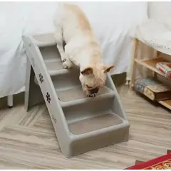 GENERICO - Escalera Para Macotas De 4 Escalones Antideslizante