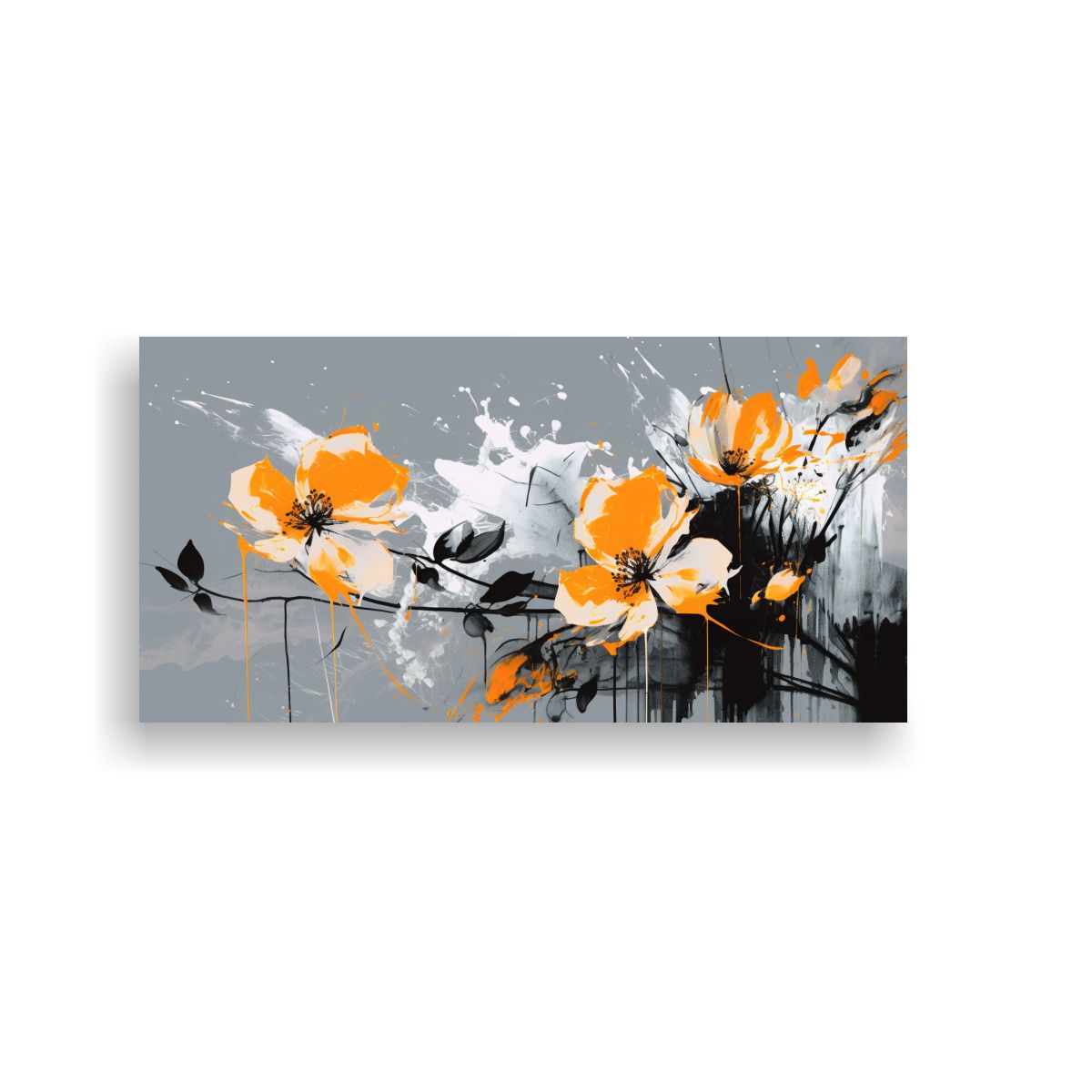 GENERICO - Pintura Decorativa Estilo Medio Pincel En 80x40 Cm