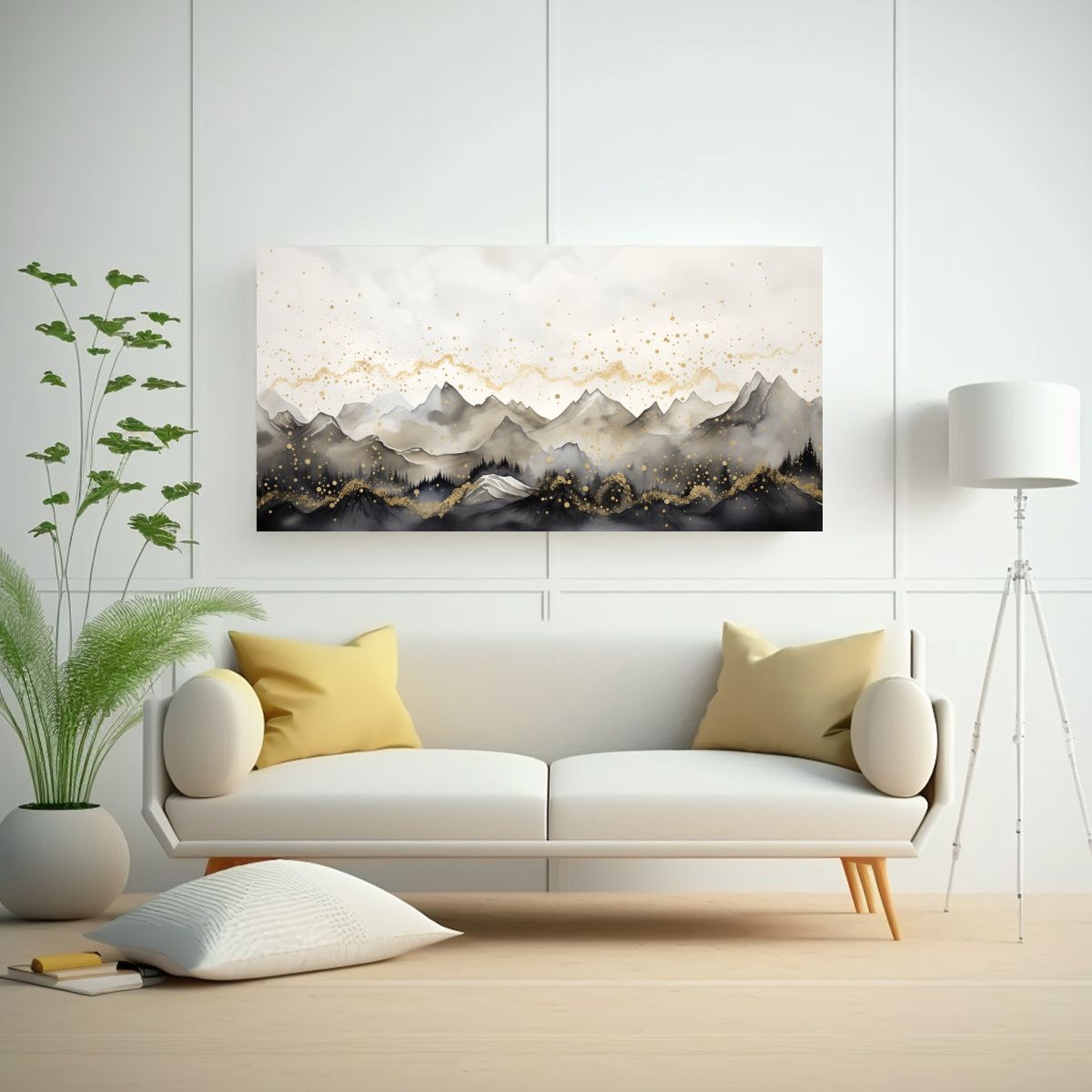 GENERICO - Pintura De Pared Con Estilo Elegante De Paisaje 60x30 Cm