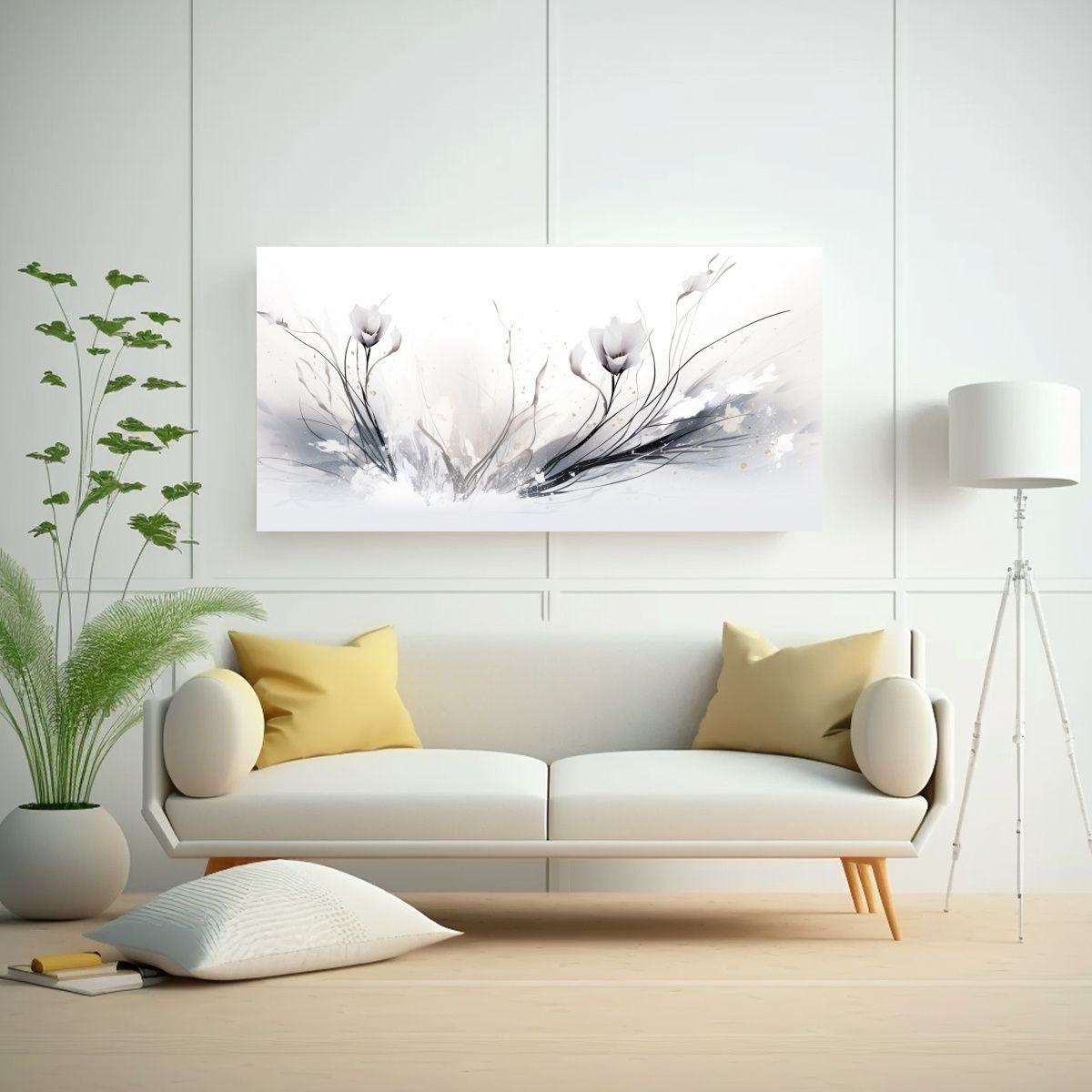 GENERICO - Pintura Decorativa Con Granos De Hierbas En 100x50 Cm