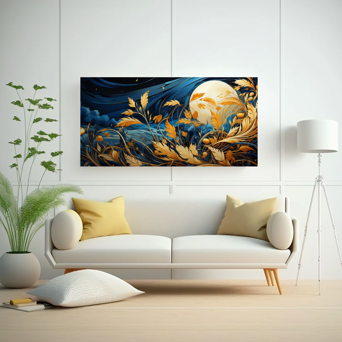 GENERICO - Pinturas Decorativas Arte Inspiración Alta 100x50 Cm