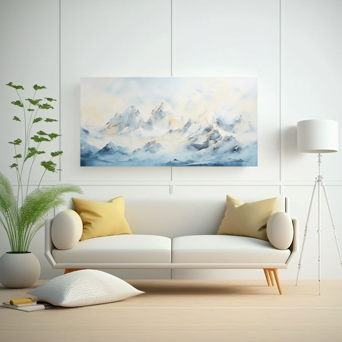 GENERICO - Cuadros Originales De Montañas Y Cordilleras 60x30 Cm