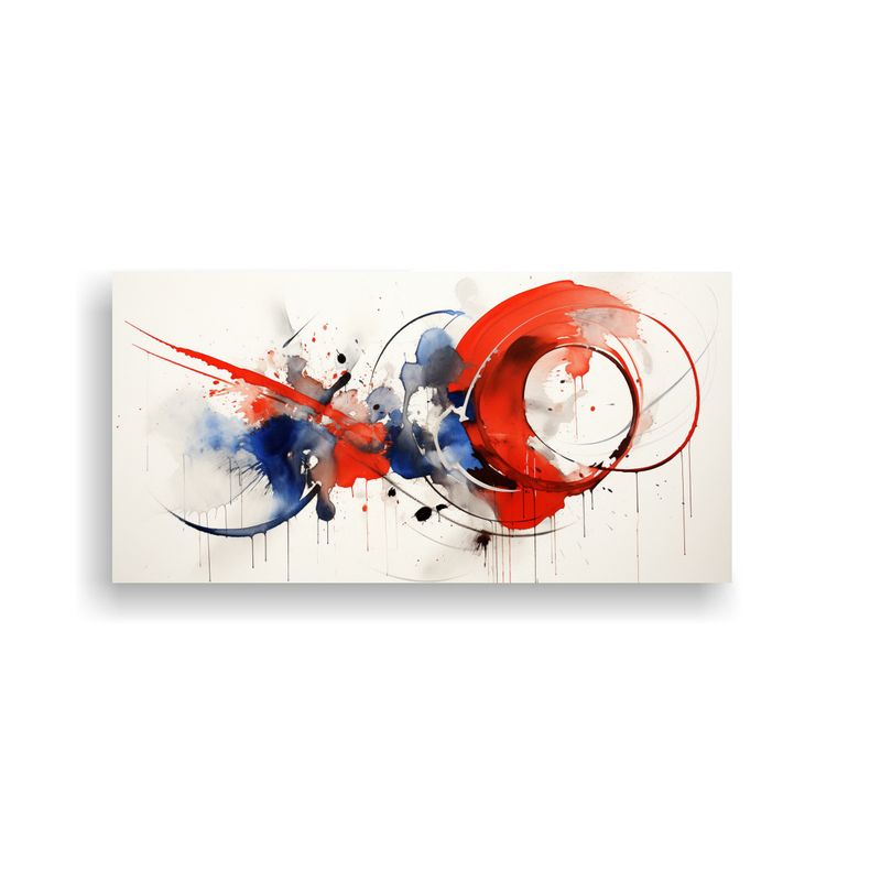 GENERICO - Tela Clásica En Bastidor Del Diseño Abstracto 60x30 Cm