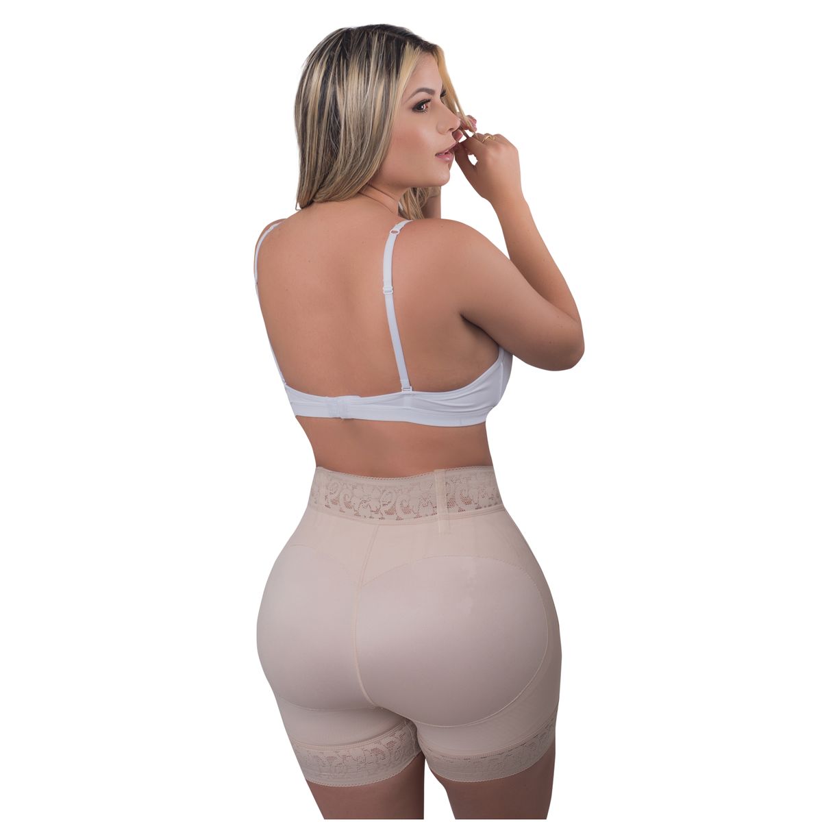 CINTURA SONADA - Faja Short Levanta Cola Colombiana Talle Alto Control Abdominal