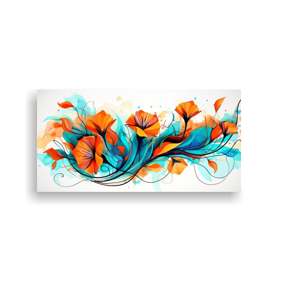 GENERICO - Pinturas De Decoración En Lienzo Alta Calidad 60x30 Cm