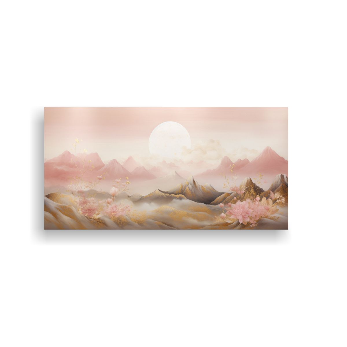 GENERICO - Paisaje De Montaña Con Estilo Elegante Y 80x40 Cm